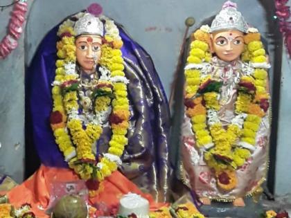 Navratri festival of Shri Renuka Devi at Pimpalgaon Lep without devotees | पिंपळगाव लेप येथील श्री रेणुका देवीचा नवरात्रोत्सव भाविकाविनाच