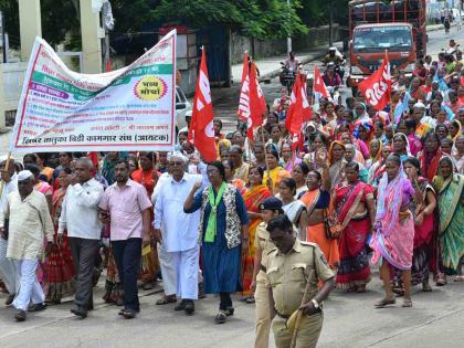 Sinnar's video workers' march | सिन्नरला विडी कामगारांचा मोर्चा