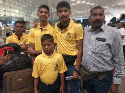  The Indian Swimming team will leave for the international tournament | आंतरराष्ट्रीय स्पर्धेसाठी भारतीय जलतरण संघ रवाना