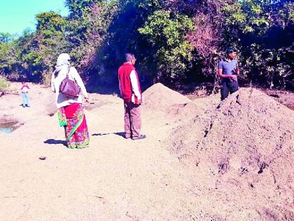 Officials who arrived at Sur River | सूर नदीवर पोहोचले अधिकारी