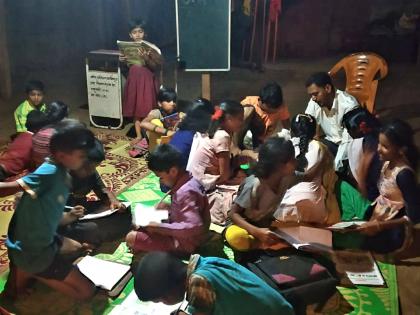 Learning steps for the children of the hawkers: Achievement of 34 students | भंगारवाल्यांच्या मुलांना ज्ञानार्जनाचे धडे ‘उमेद’चे यशस्वी पाऊल : ३४ विद्यार्थ्यांच्या पंखात भरले बळ