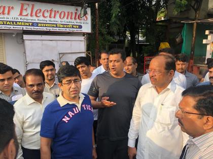 Municipal Commissioner Pravin Pardeshi and MP Gopal Shetty enjoy a 5km cycle | पालिका आयुक्त प्रवीण परदेशी आणि खासदार गोपाळ शेट्टी यांनी लुटला 5 किमी सायकलचा आनंद