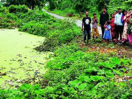 Hedos is a two-to-four-scale mosquito school | दोनशे फुटाच्या खड्ड्यांतील डासांचा शाळेत हैदोस