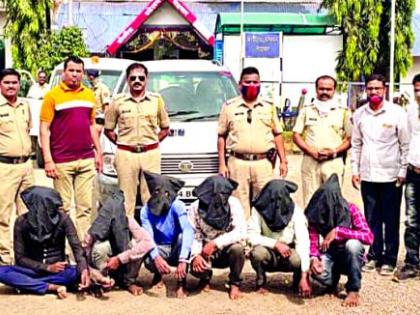 Buldhana Crime: Massacre plot foiled; A gang of seven was arrested by Mehkar Police | Buldhana Crime : दरोड्यासह मोठ्या घातपाताचा कट उधळला; सात जणांची टोळी जेरबंद