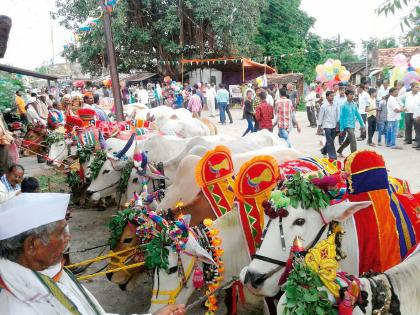 Sajja-Raja salute to the farmers by grieving the sorrow | दु:ख पचवून शेतकºयांची सर्जा-राजाला सलामी