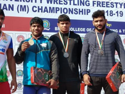 Balwinder Boldce Gold Medal in Wrestling Competition | कुस्तीस्पर्धेत बाळू बोडकेस सुवर्णपदक