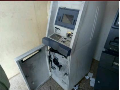 Attempts at breaking the ATM to the ATTM are unsuccessful | सटाण्याला एटीएम फोडण्याचा प्रयत्न फसला