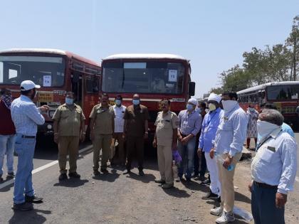  904 workers return home from Sinnar to Bihar | सिन्नरहून ९०४ कामगारांची बिहारला घरवापसी