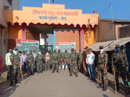  At the Dryana Army Ground to defeat Corona | कोरोनाला हरविण्यासाठी सुकेणा आर्मी मैदानात