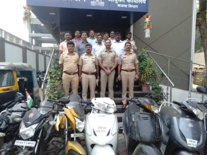 Minor boy robbed of motorbike for fun arrested by Kalwa Police | मौजमजेसाठी मोटारसायकलींची चोरी करणारा अल्पवयीन मुलगा जेरबंद