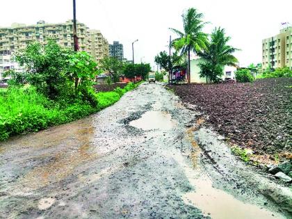 Roads in the Cheshire pumping area are still the soil | चेहेडी पंपिंग परिसरात रस्ते अद्याप मातीचेच