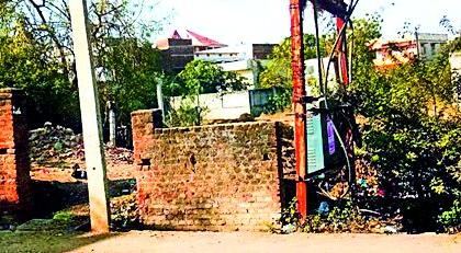 Remove encroachment in the garden | बगीच्यामधील अतिक्रमण हटवा