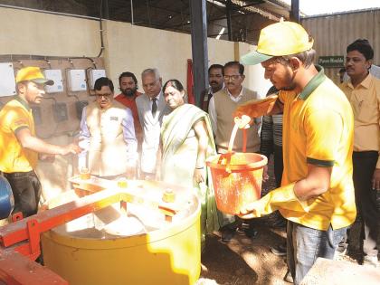 Peaver Plant Project in Punjabrao Deshmukh Agricultural University | डॉ. पंजाबराव देशमुख कृषी विद्यापीठात पेव्हर प्लांट प्रकल्प