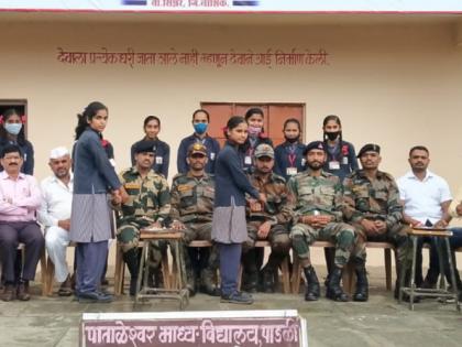 Rakshabandhan of soldiers serving the country at the border | सीमेवर देशसेवा करणाऱ्या जवानांचे रक्षाबंधन