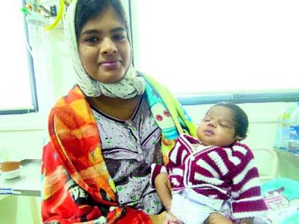 Rare surgery on a three-day-old baby | तीन दिवसांच्या बाळावर दुर्मिळ शस्त्रक्रिया