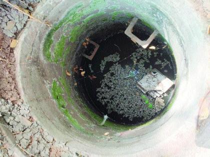  Sainathnagar Jogging tracklocked underground sewage chamber open | साईनाथनगर जॉगिंग ट्रॅकलगत भूमिगत गटारीचे चेंबर उघडे