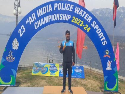 Gadchiroli Police won 'gold' in water sports competition | वॉटर स्पोर्टस स्पर्धेत गडचिरोली पोलिसांची 'सुवर्ण'भरारी