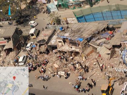 Removal of obstruction in the way of flyover being constructed on Andheri-Ghatkopar link road | अंधेरी-घाटकोपर जोड मार्गावर उभारण्यात येणाऱ्या उड्डाणपुलाच्या मार्गातील अडथळा दूर