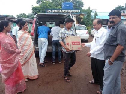 Due to earthquake shock, the villagers of sadrabadi leaving in the Amravati district | भूकंपाच्या हादऱ्याने अमरावती जिल्ह्यातले साद्राबाडी पडले ओस