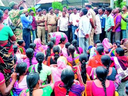 Saundhadas took out a protest rally on the police station | सौंदडवासीयांनी काढला पोलीस ठाण्यावर निषेध मोर्चा