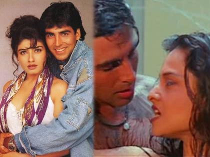 'In the night no control' When Raveena asked Rekha to keep her hands off Akshay Kumar | एका बोल्ड गाण्यात रेखा आणि अक्षय कुमारची केमिस्ट्री पाहून भडकली होती रवीना टंडन, रेखाला दिला होता इशारा