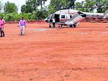 Use of helicopter for police transport increased | पोलिसांच्या वाहतुकीसाठी वाढला हेलिकॉप्टरचा वापर