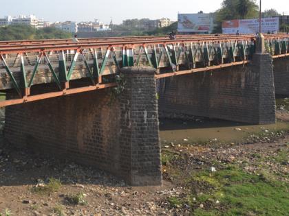 New pool on the river Kundalika! | कुंडलिका नदीवर नवीन पूल!