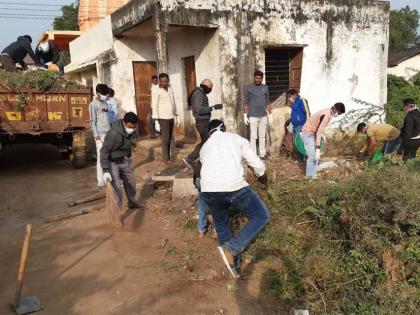 Three tons of garbage collection at Pisawar | पिसावर येथे तीन टन कचरा संकलन Three tons of garbage collection at Pisawar | पिसावर येथे तीन टन कचरा संकलन