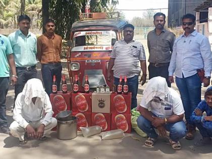 Two lakhs of liquor seized in light | दोन लाखांची दारू प्रकाशात जप्त