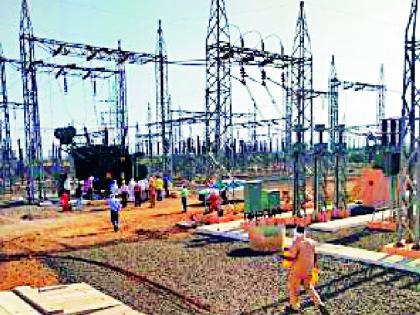 The work of power substations was abandoned in half | वीज उपकेंद्रांचे काम अर्ध्यावर सोडले