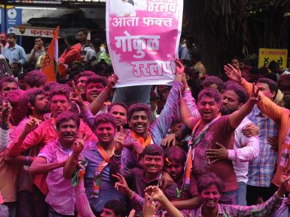 Ajinkyatara bathed in a rose, a youthful ecstasy | अजिंक्यतारा गुलालात न्हाला, तरुणाईचा जल्लोष