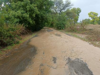 Strong rain entry in Bhokardan taluka: Water everywhere | भोकरदन तालुक्यात दमदार एन्ट्री: तासभर झालेल्या पावसाने पाणीच पाणी