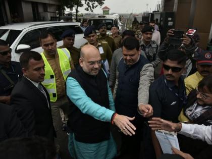 Amit Shah's arrival in Nagpur | अमित शाह यांचे नागपुरात आगमन