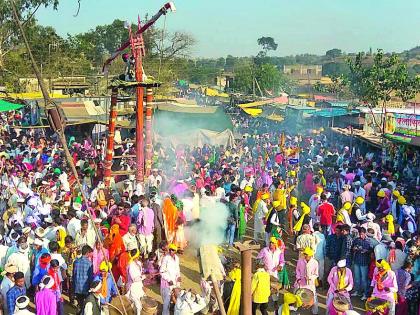 Meghnath yatra of Melghat in Tribal culture | आदिवासी संस्कृतीच्या मेळघाटात मेघनाथ यात्रेची धूम