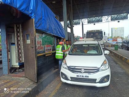 Night and day disputes at Ghoti-Chandwad toll plaza | घोटी-चांदवड टोलनाक्यावर रात्रंदिन वादाचे प्रसंग