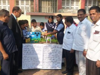  Science demonstration held at diamond school | हिरे विद्यालयात विज्ञान प्रदर्शन संपन्न