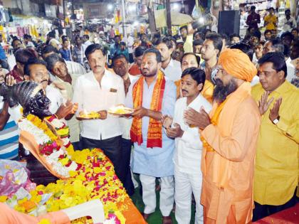  Mahatraya by Shivsena at Vasmat | वसमत येथे शिवसेनेतर्फे महाआरती