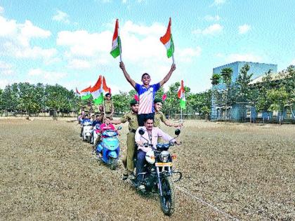 The practice of Republic Day exercises | प्रजासत्ताक दिनाच्या कवायतींचा सराव