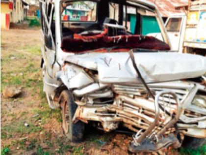 बाभूळगाव येथे भरधाव कार दुभाजकावर धडकून नऊ जखमी