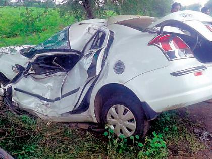 Young killed in car accident in Mahagaon | महागावजवळ कार अपघातात तरुण ठार Young killed in car accident in Mahagaon | महागावजवळ कार अपघातात तरुण ठार