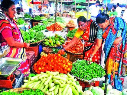  Cilantro, parsley fast; The remaining vegetables prices are stable | कोथिंबीर, फरसबी तेजीत; उर्वरित भाज्यांचे भाव स्थिर