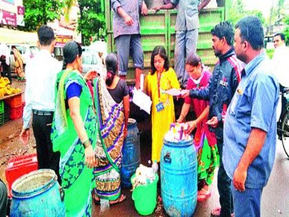 Public awareness of waste classification on behalf of Municipal Health Department | मनपा आरोग्य विभागाच्या वतीने  कचरा वर्गीकरणाची जनजागृती