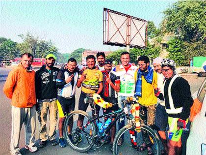 Complete the Brewery Tournament of seven cyclists | सात सायकलपटूंची ब्रेव्हे स्पर्धा पूर्ण