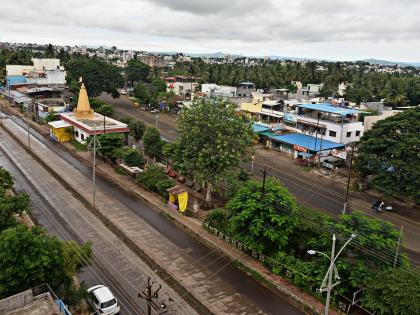 corona virus: Road from Victor Palace to Rukmini Nagar closed | corona virus : व्हिक्टर पॅलेसकडून रुक्मिणीनगरात जाणारा मार्ग बंद