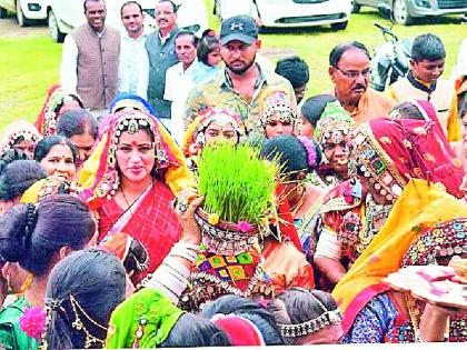 TIJ festival of the Banjara community | बंजारा समाजाच्या तीज उत्सवाची सांगता