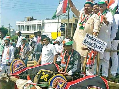 Sindhahi Tehsil rocks Congress | सिंदेवाही तहसीलवर काँग्रेसची धडक