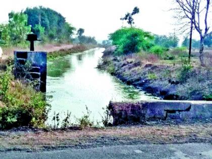 Rotate the drainage canal from the mill | ‘गिरणा’तून पांझण कालव्यास आवर्तन