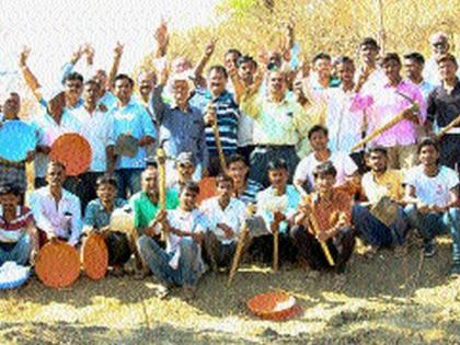 Acknowledgment | पहूर, लोंढ्रीत भूमिपुत्रांचे श्रमदान