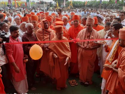 Sadguru Smriti Festival started at Nahavi in Yaval taluka | यावल तालुक्यातील न्हावी येथे सद्गुरू स्मृती महोत्सवास प्रारंभ