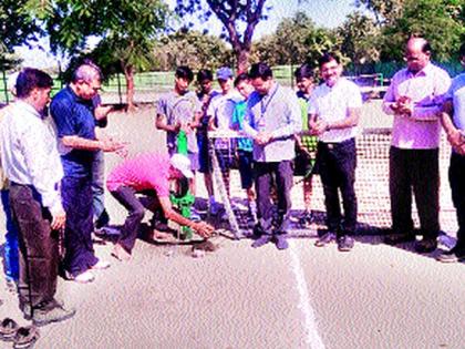 Regional tennis tournaments in Yeola | येवल्यात विभागीय टेनिस स्पर्धा